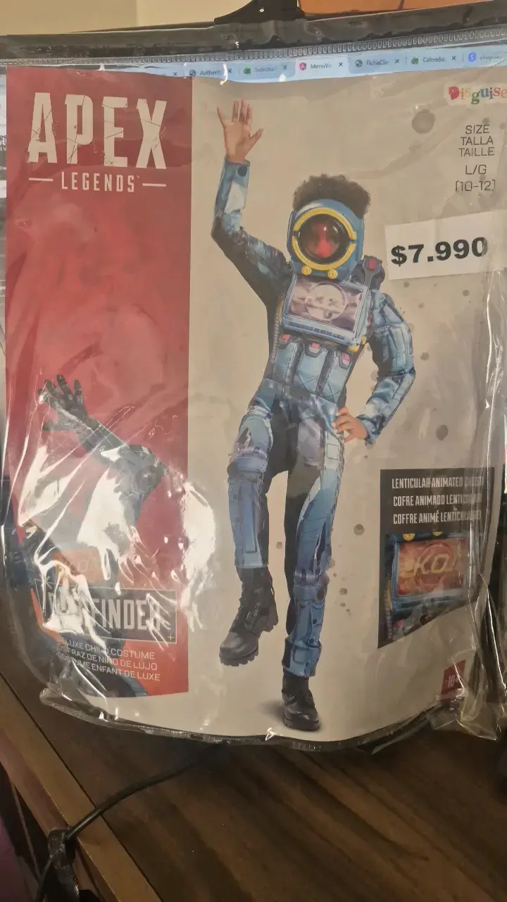 Disfraz de lujo Apex Legends Pathfinder para niño