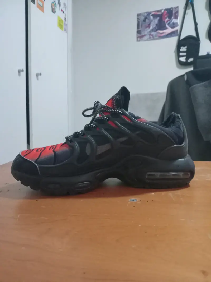 Zapatillas deportivas Nike Air tn negras y naranja - 2