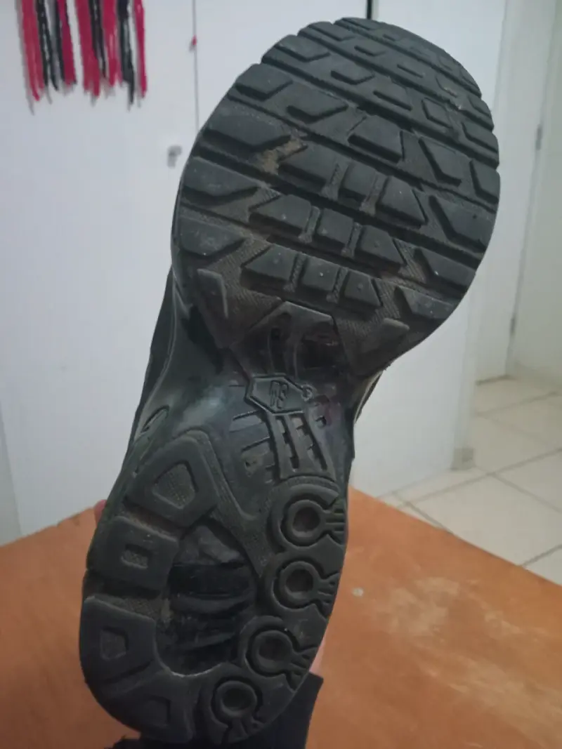 Zapatillas deportivas Nike Air tn negras y naranja - 6