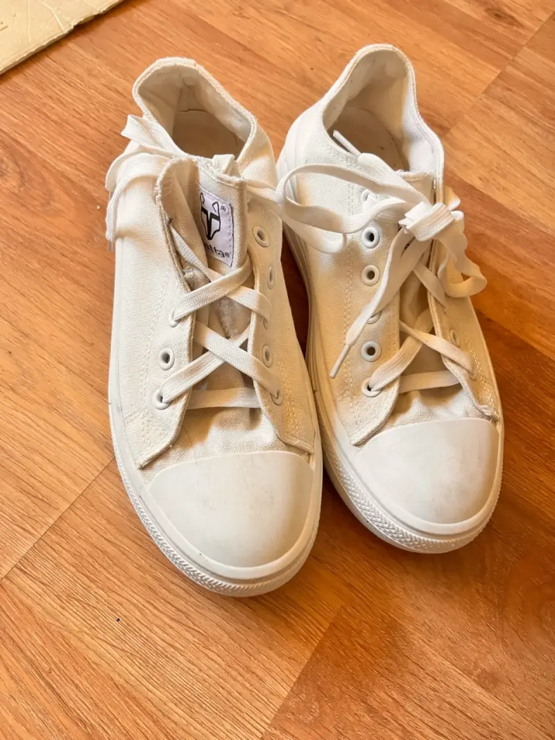 Zapatillas blancas de lona unisex estilo 38 casual - 1