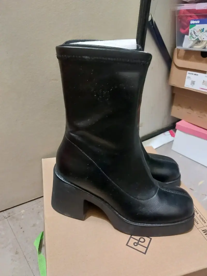 Zapatos con tacón grueso - 3