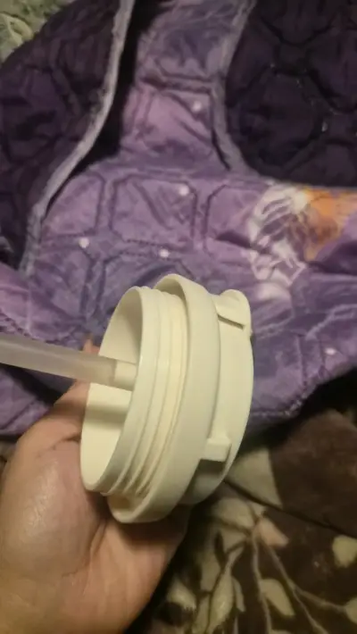 Vaso térmico blanco con tapa - miniatura 3
