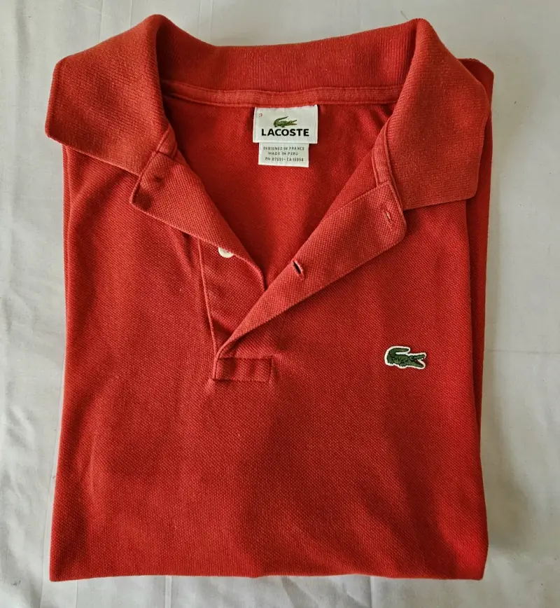 Polera Polo Lacoste Roja para Hombre - 3