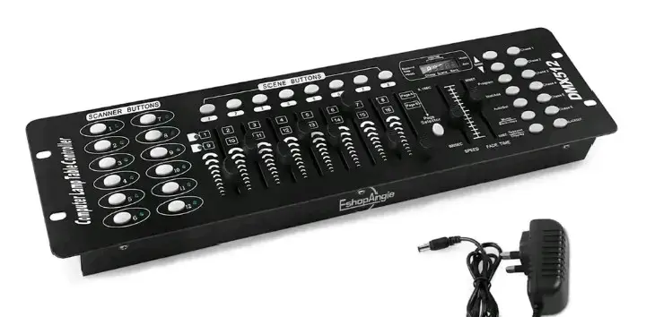 Controlador DMX512 para iluminación de escenario