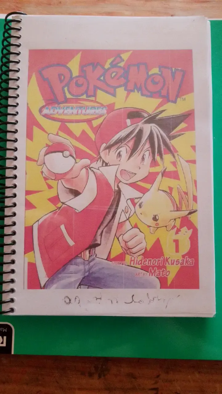 Cuaderno Pokémon Adventures con espiral