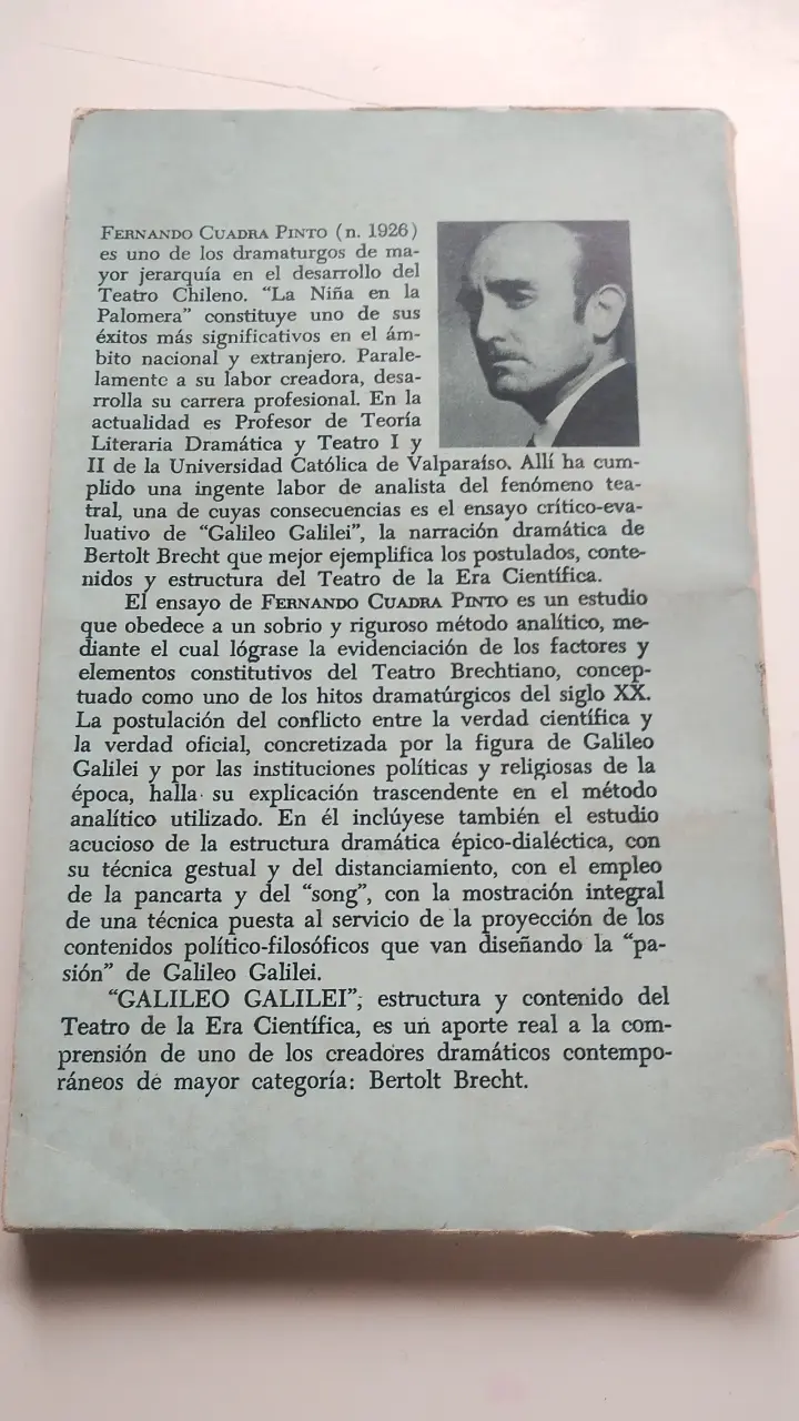 Galileo Galilei (de Bertolt Brecht):Estructura y C - 5