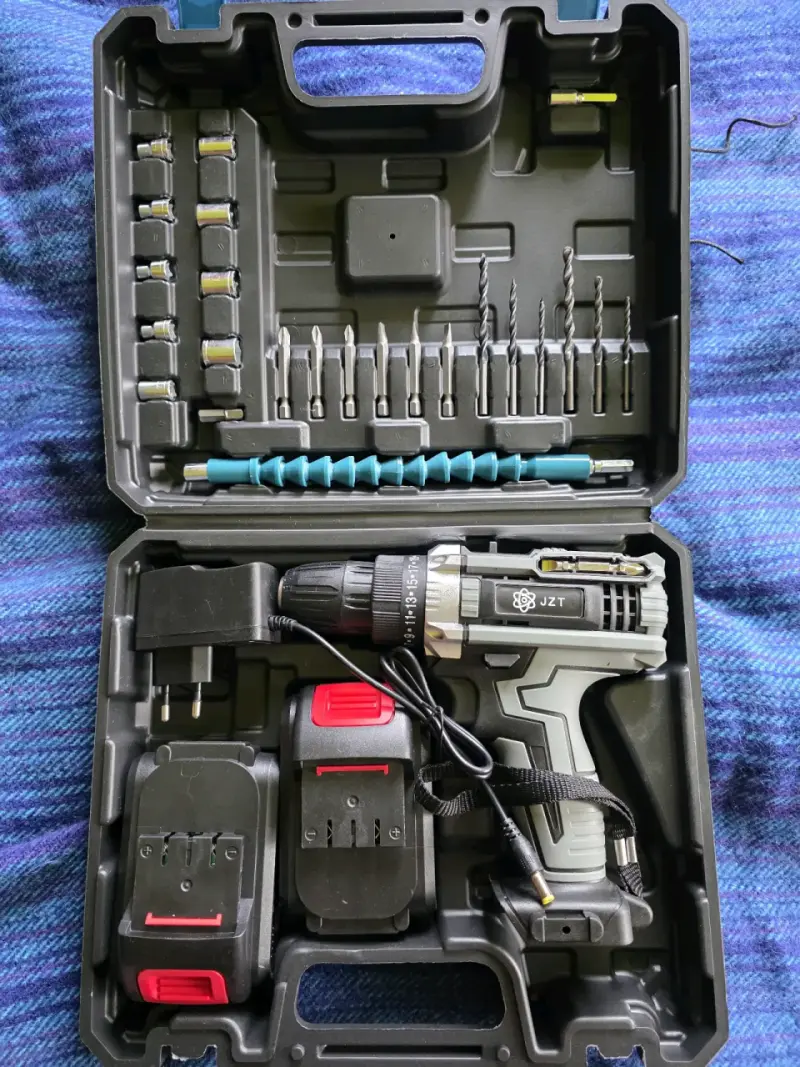 Taladro inalámbrico JZT 98V con accesorios - 1
