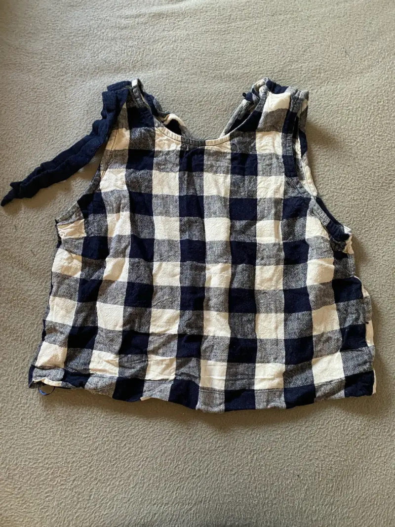 Blusa a cuadros sin mangas Basement - 1