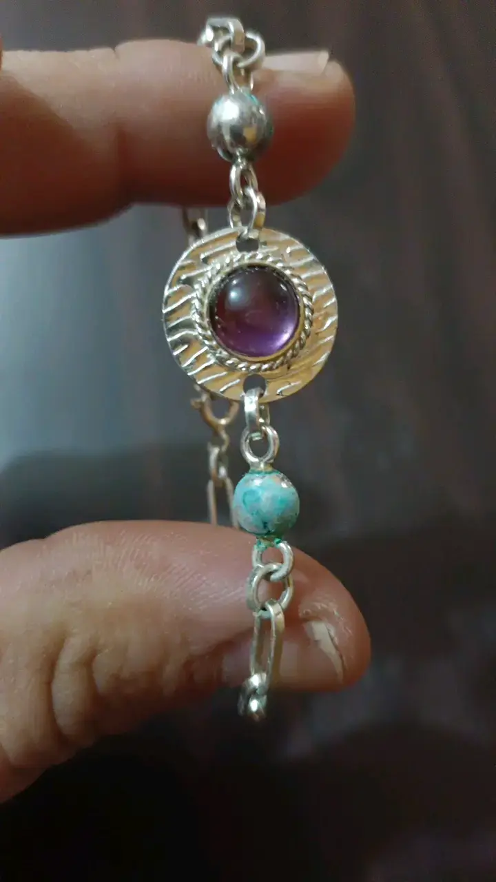 Set de joyas de plata con piedras semipreciosas - 4