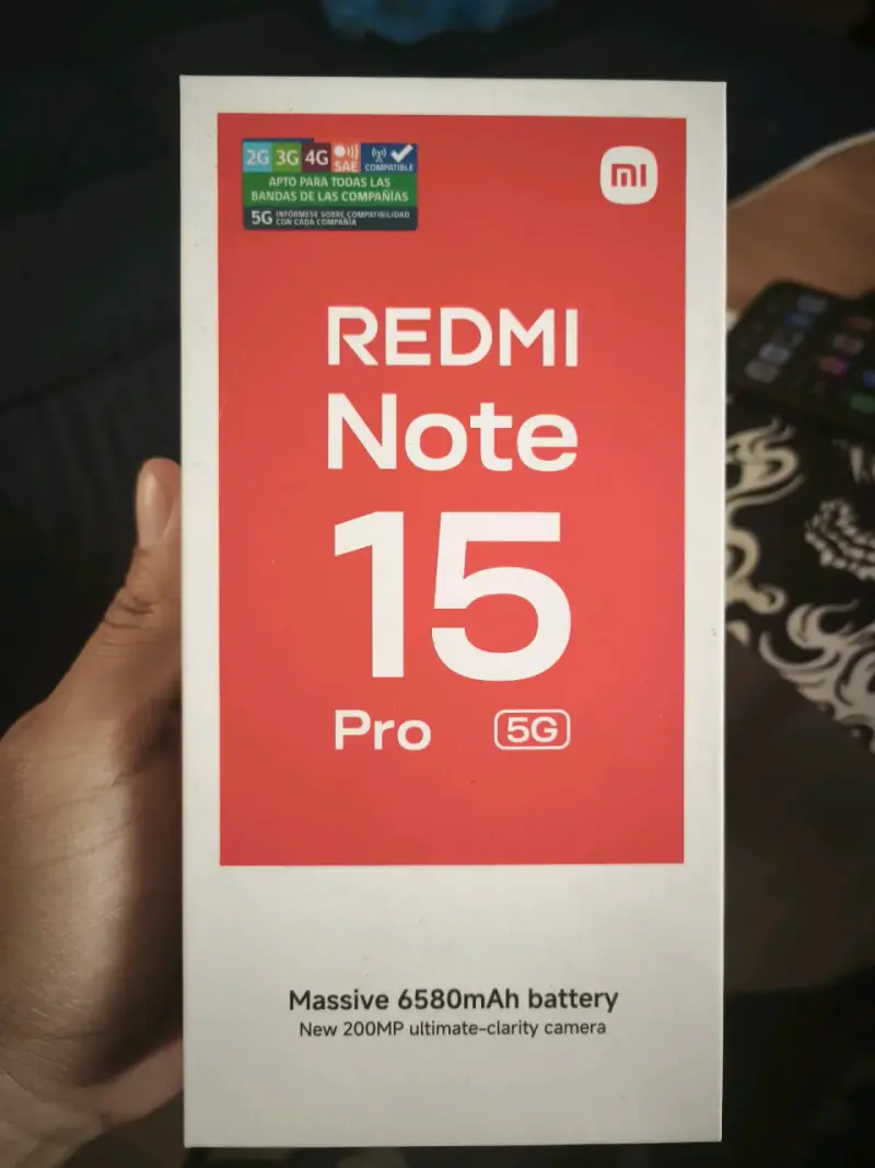 Xiaomi Redmi Note 15 Pro 5G con batería de 6580mAh - 1
