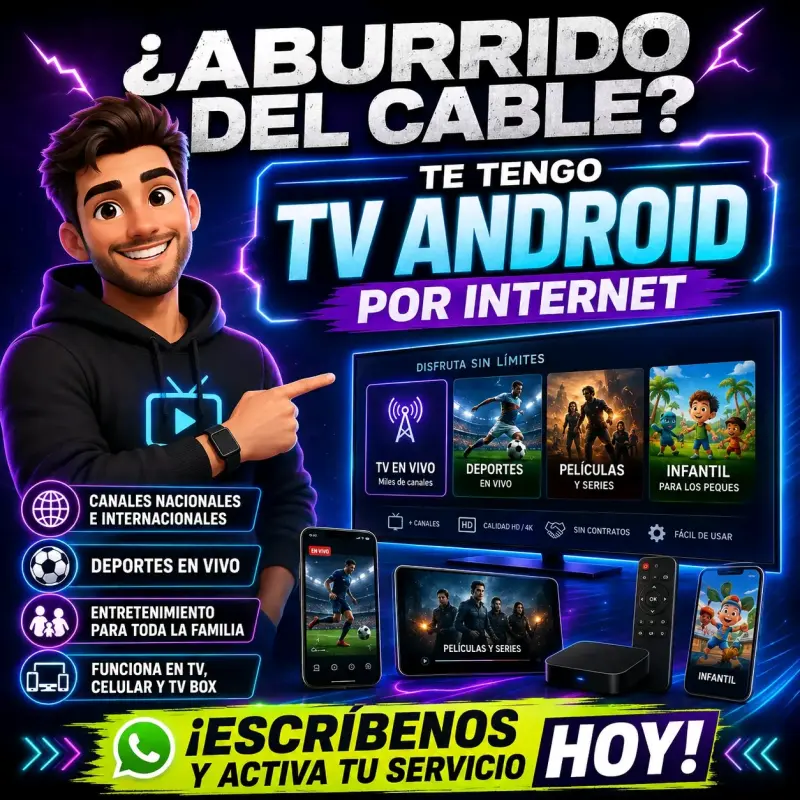 Servicio de TV Android por Internet