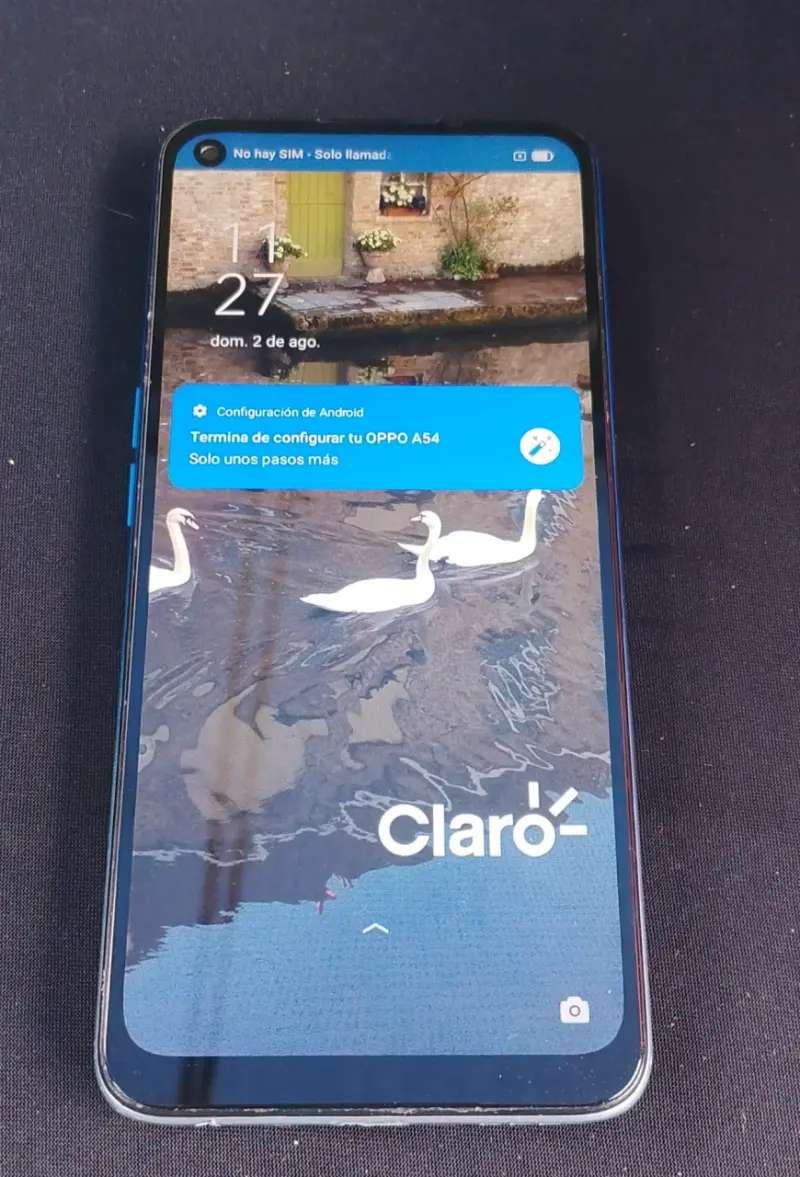 Smartphone Oppo A54 azul en buen estado - 3