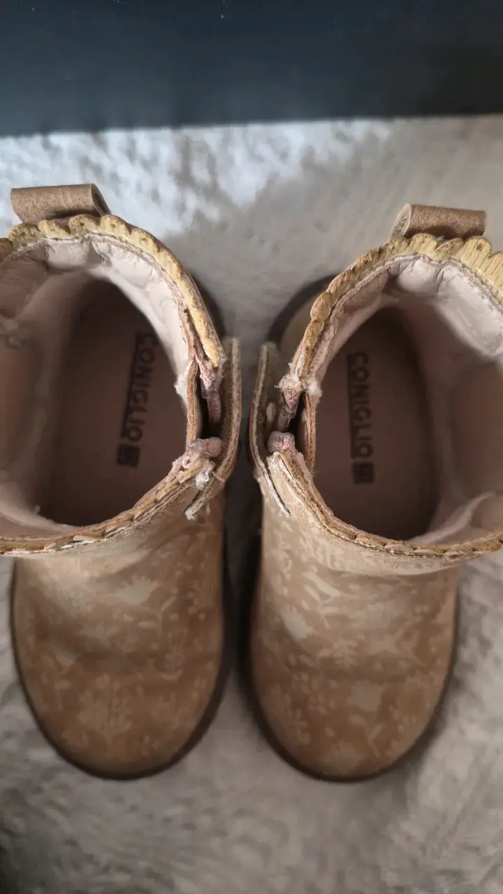 Botines de niña beige Coniglio - 2