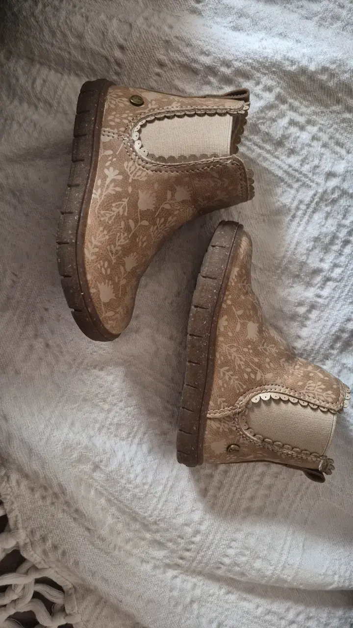 Botines de niña beige Coniglio - 3