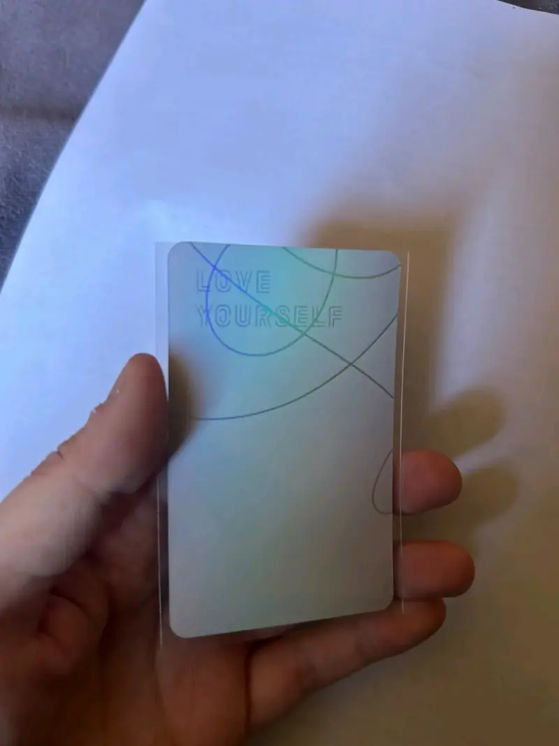 Photocard oficial Jin Love Yourself - 2