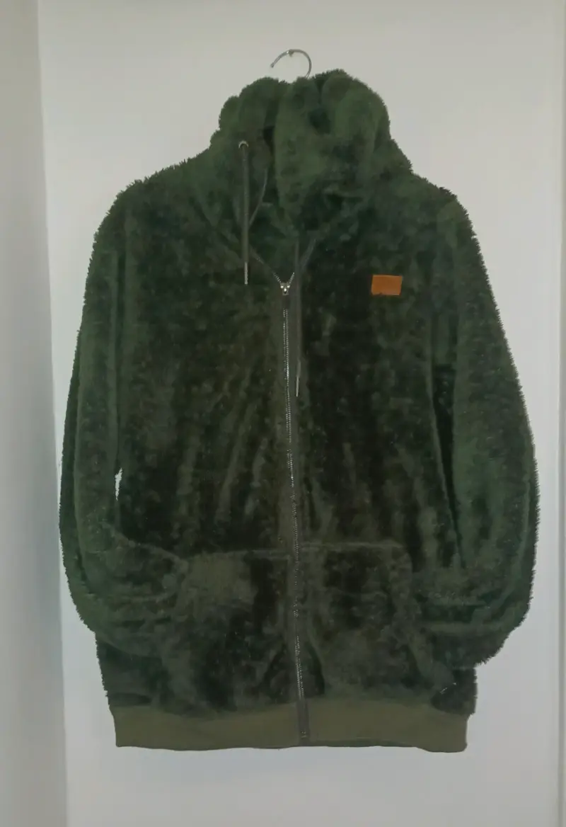 Chaqueta de felpa verde con capucha Rip Curl - 5