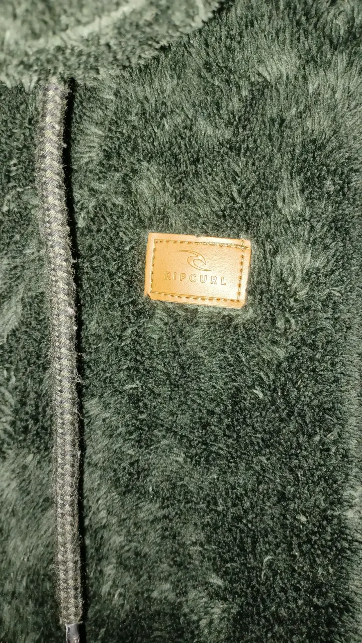 Chaqueta de felpa verde con capucha Rip Curl - 6