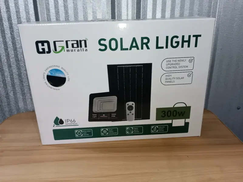 Luz Solar Gran Muralla 300W con Control Remoto - 2