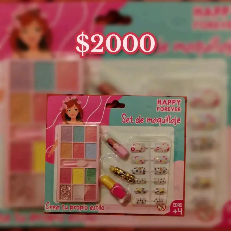 Set de maquillaje infantil Happy Forever