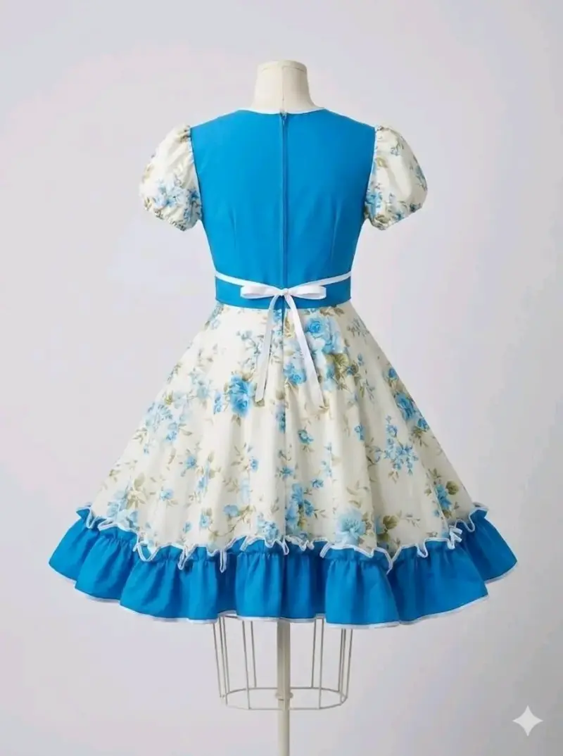 Vestido de cueca+ falso - 2