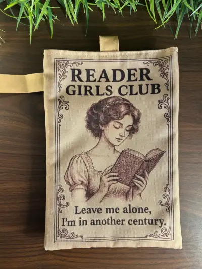 Funda para libro Reader Girls Club vintage - miniatura 2