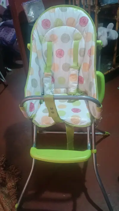 Silla de comer para bebé Lebebé verde - miniatura 1