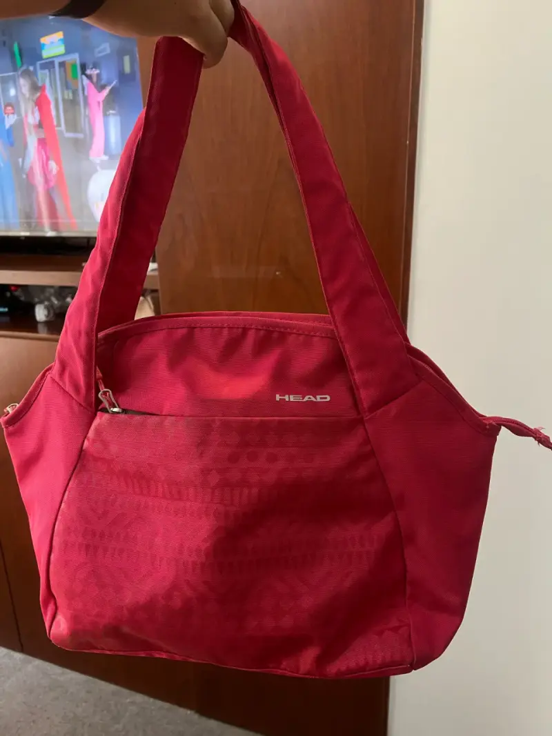 Bolso deportivo rojo Head con diseño estampado - 2