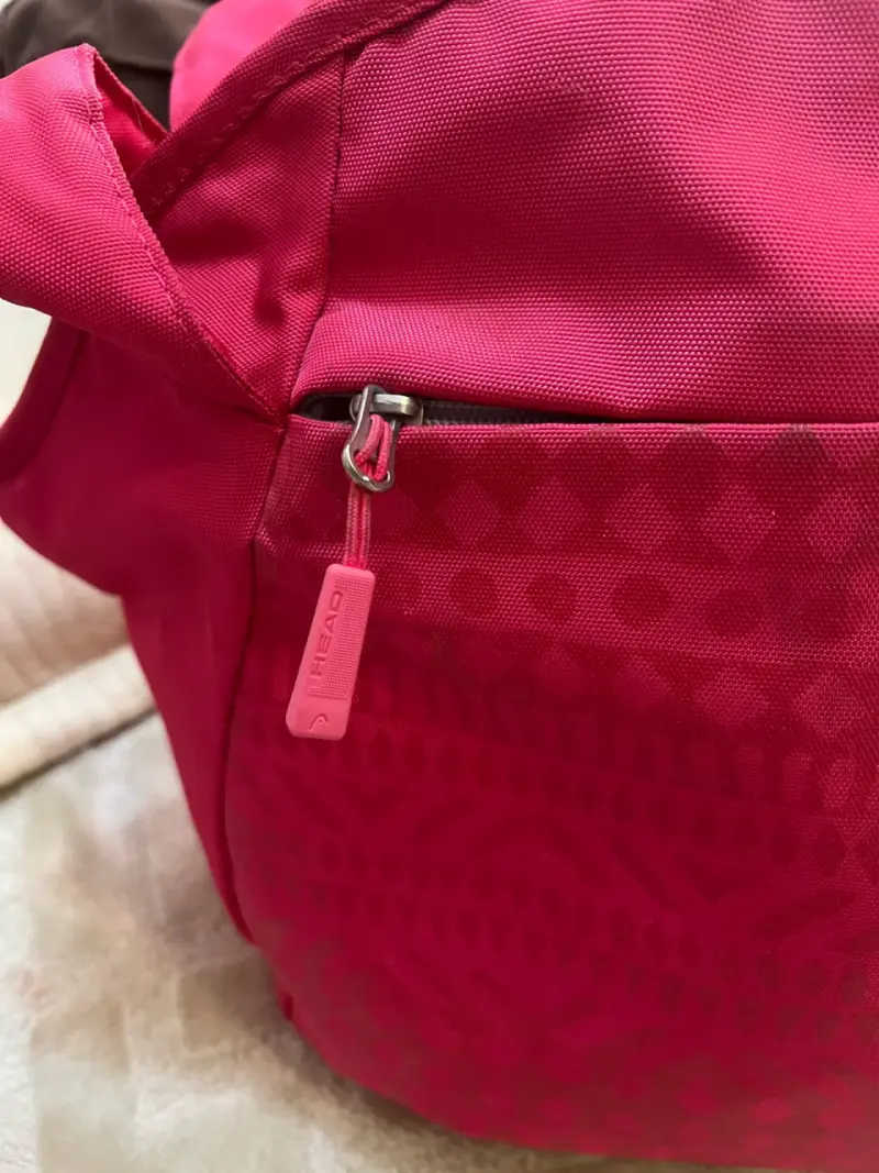 Bolso deportivo rojo Head con diseño estampado - 3