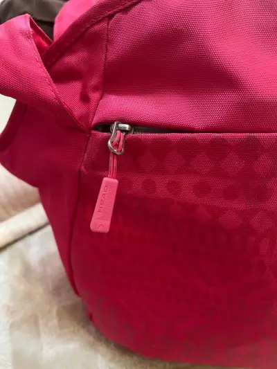 Bolso deportivo rojo Head con diseño estampado - miniatura 3