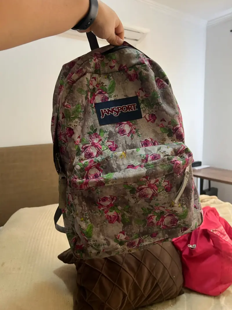 Mochila Jansport con diseño floral - 5
