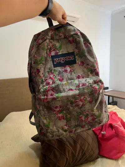 Mochila Jansport con diseño floral - miniatura 5