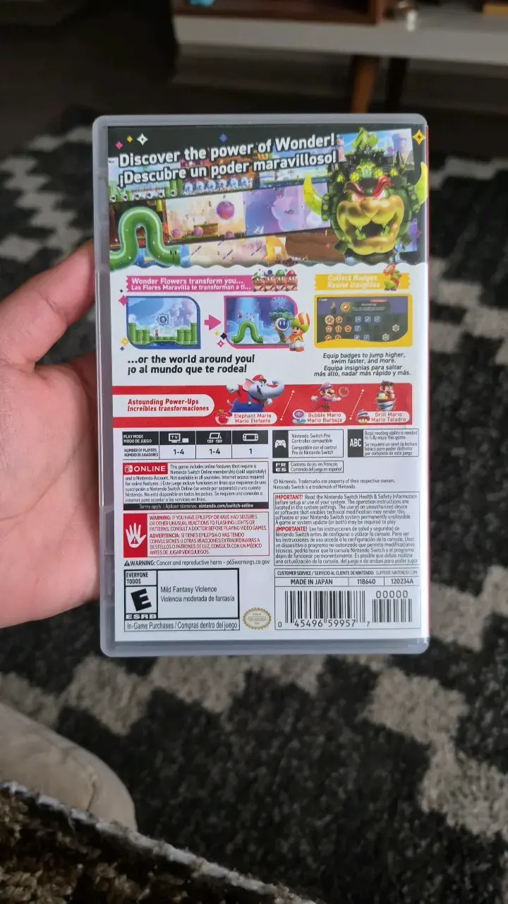 Juego Nintendo Switch Super Mario Bros Wonder - 2