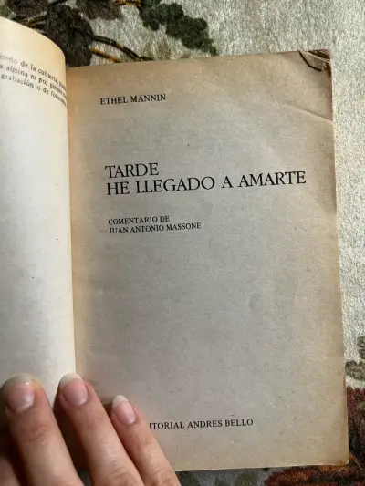 Libro 'Tarde He Llegado a Amarte' de Ethel Mannin - miniatura 2