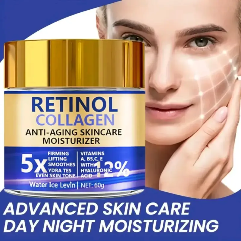 Crema Antiarrugas con Retinol y Colágeno 60g - 3