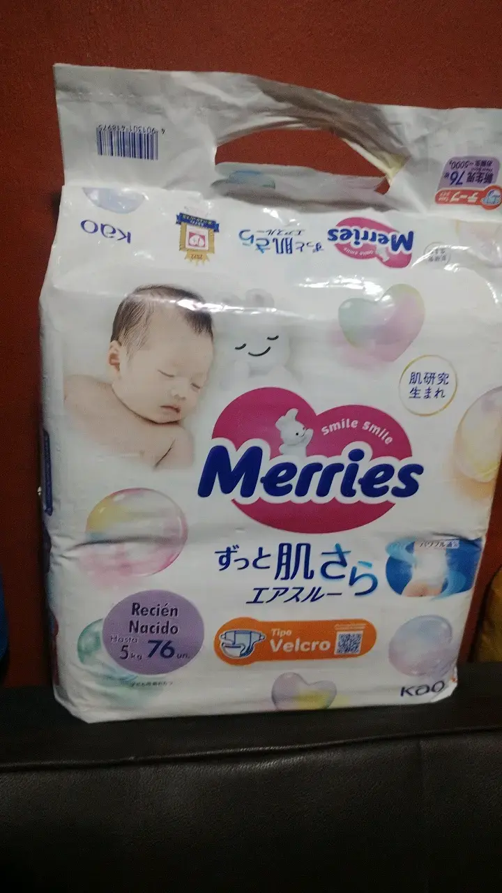 Pañales Merries para recién nacidos, 76 unidades - 2