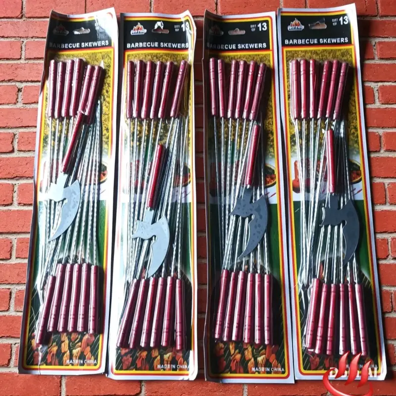 Set de brochetas para barbacoa, ideales para asado