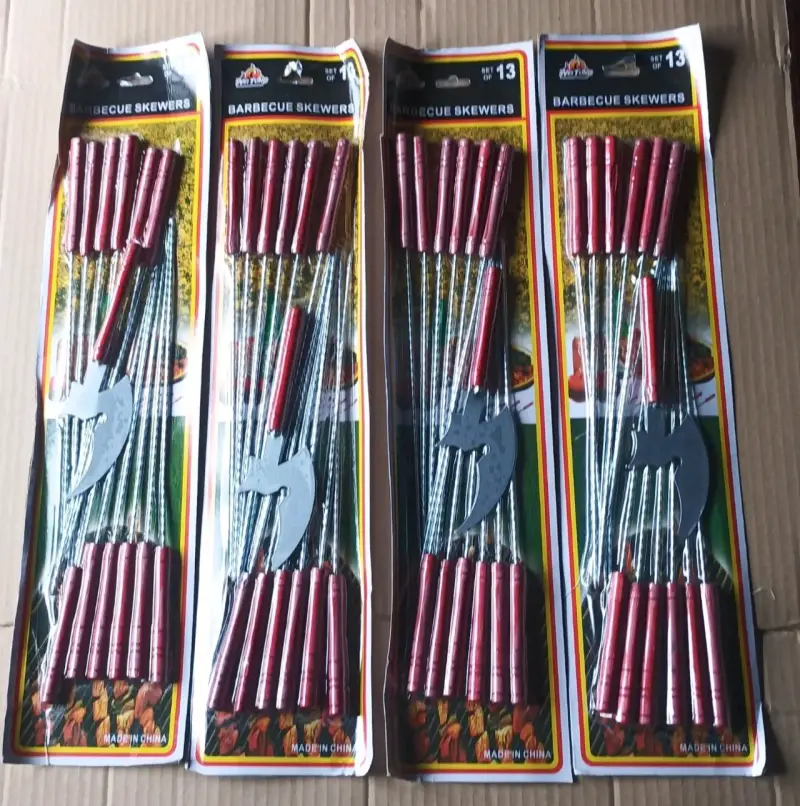 Set de brochetas para barbacoa, ideales para asado - 2