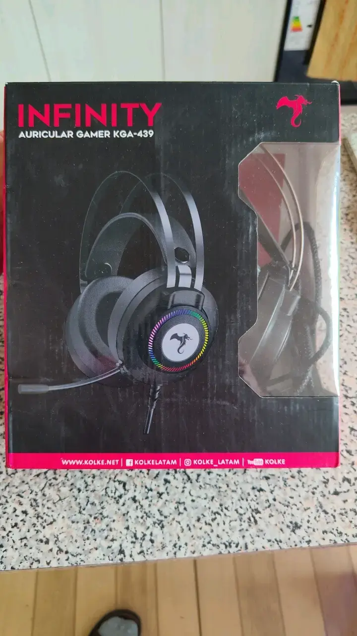 Auriculares Gamer Kolke Infinity KGA-439 con LED - 1