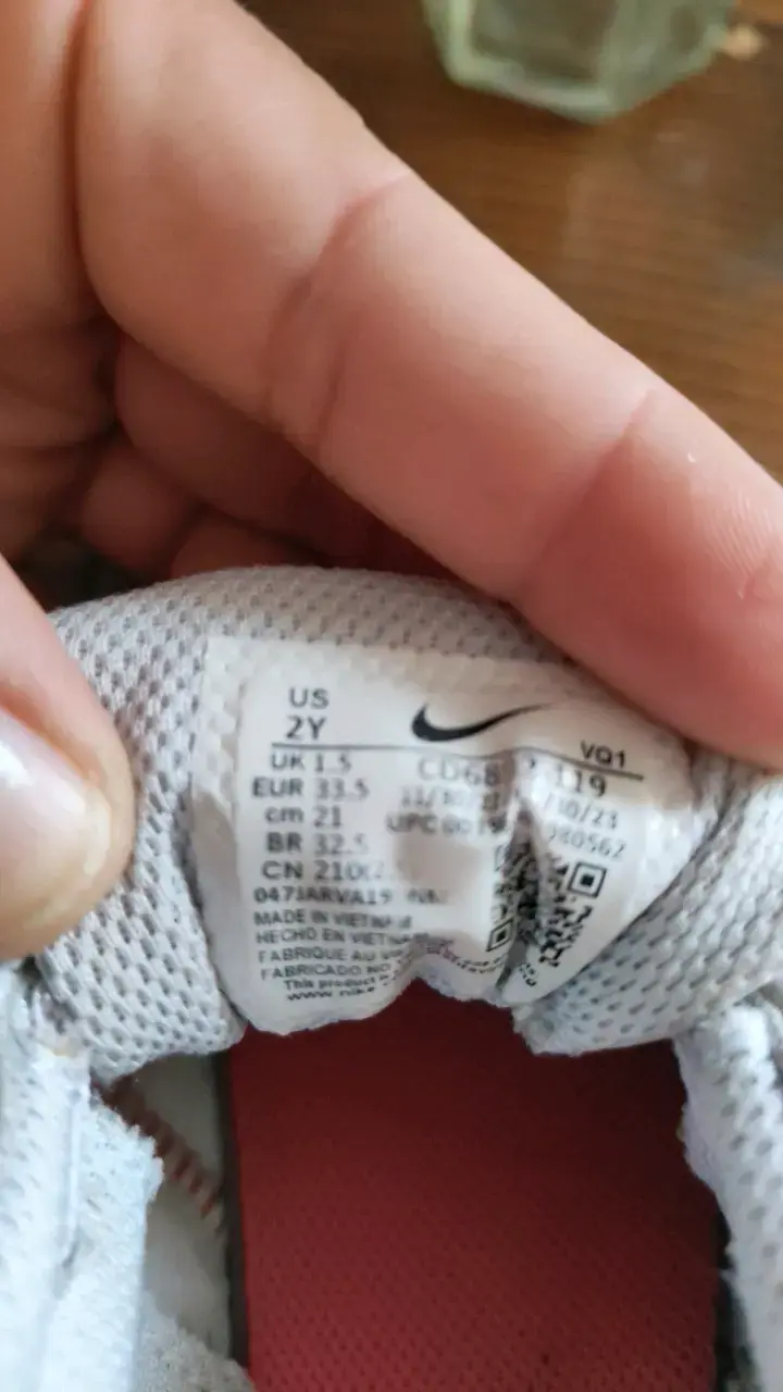 Zapatillas Nike Air Max para niñs, blancas y rojas - 4