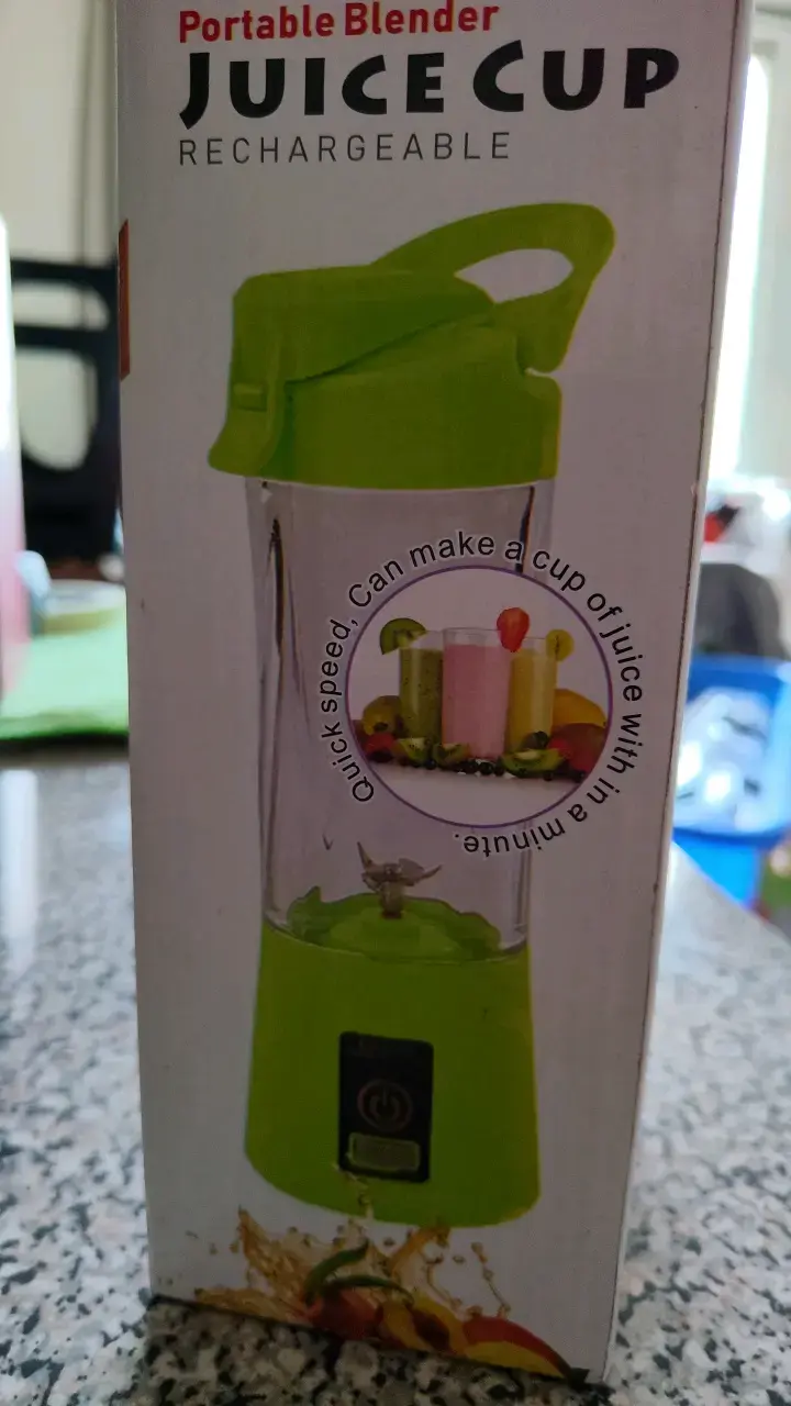 Licuadora Portátil Recargable Juice Cup Rosa - 3