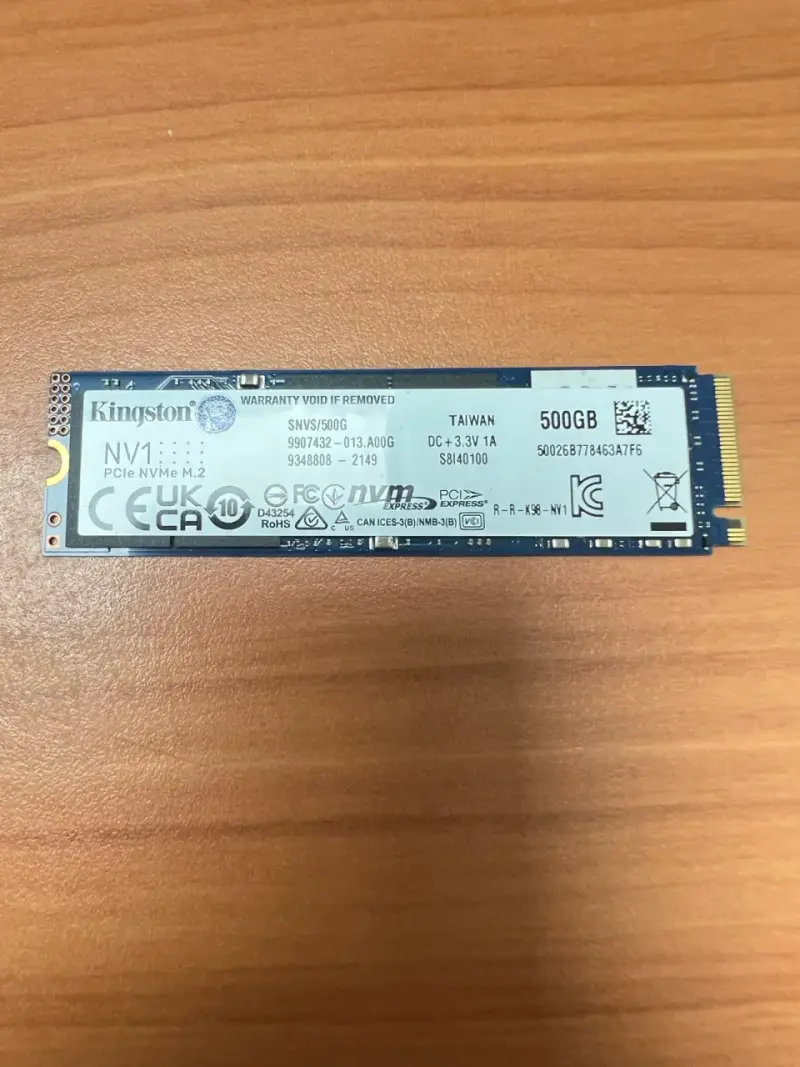 Disco SSD Kingston NV1 500GB PCIe NVMe - 1