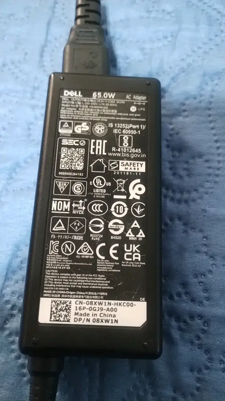 Cargador de Laptop Dell 65W ORIGINAL - 2