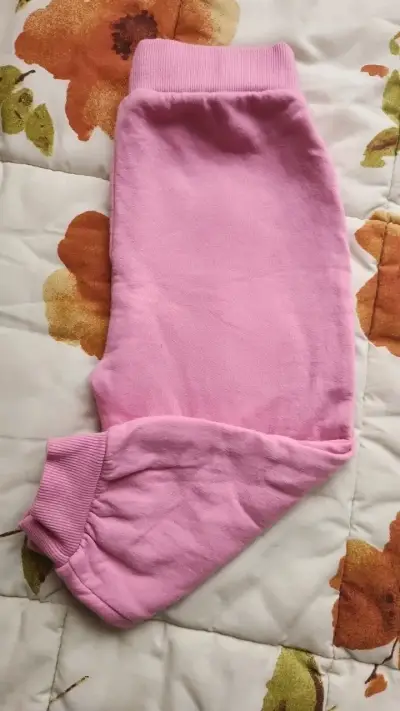 Pantalones rosados para bebé Smiley World - miniatura 2