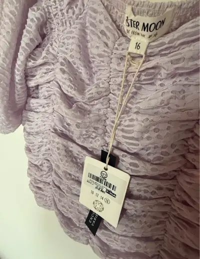 Blusa lila con textura de Foster Moon - miniatura 2