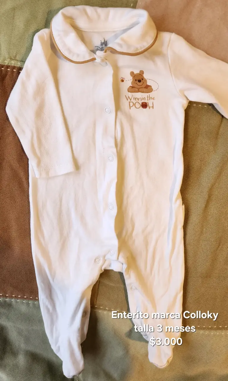 Enterito Colloky para bebé talla 3 meses