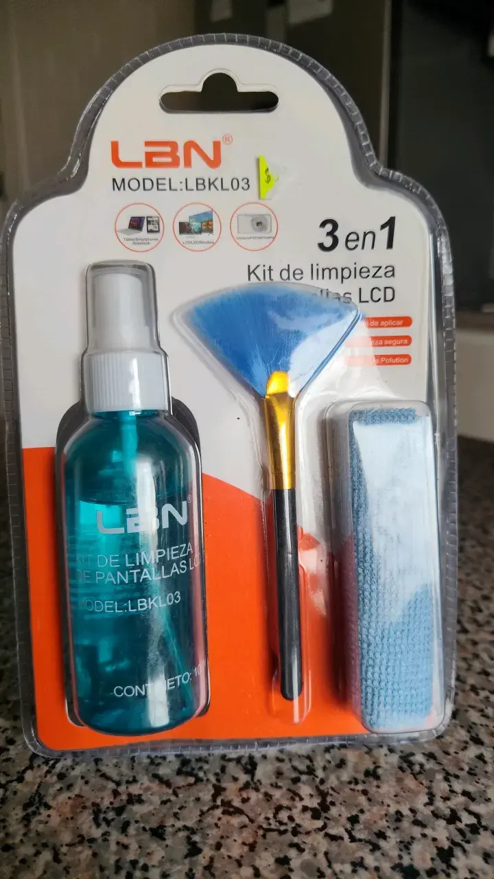 Kit de limpieza 3 en 1 para pantallas LCD LBN - 2