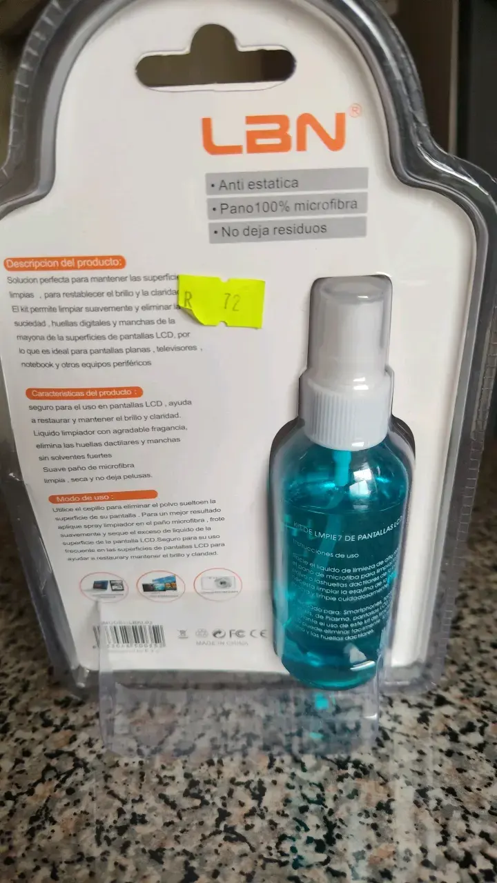 Kit de limpieza 3 en 1 para pantallas LCD LBN - 3