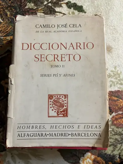 Diccionario Secreto Tomo II de Camilo José Cela - miniatura 1