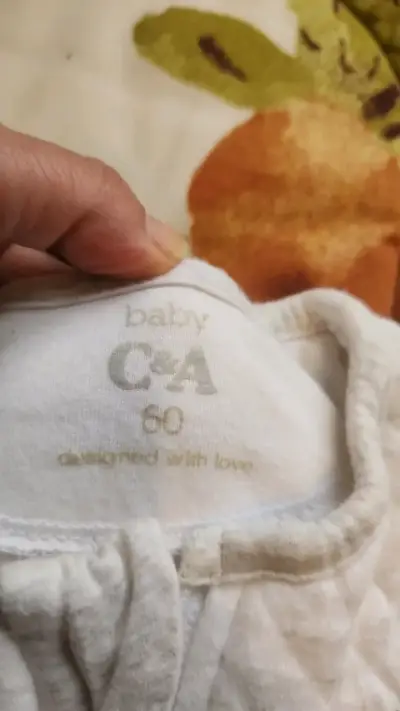 Saco de dormir para bebé C&A blanco con diseño de oso - miniatura 3