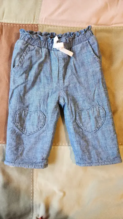 Pantalón de bebé forrado Gap 3-6 meses - miniatura 1